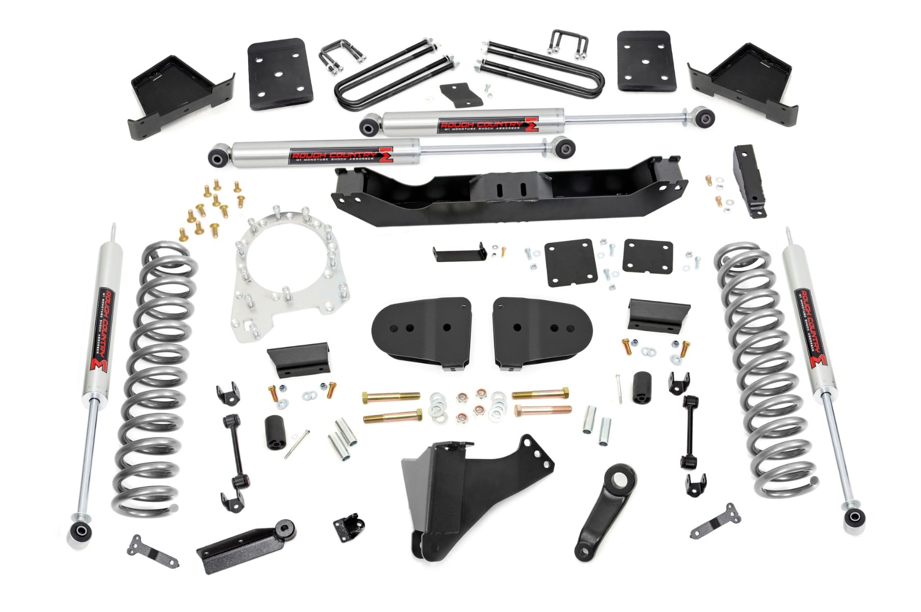 Rough Country 6 Inch Lift Kit Diesel OVLD M1 Ford F-250/F-350 Super Duty 4WD (23-26)
