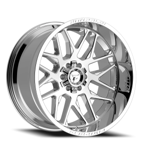 Fittipaldi Offroad Alpha Series 22x12 5x127 -44 Mirror Coat Chrome