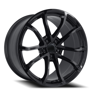 Factory Reproductions FR 25F 20x12 5x120.65 +59 Black