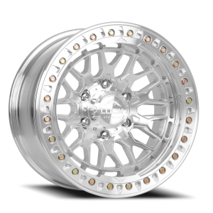 Lock Offroad Invader Forged Beadlock 17x9 5x127 +12 Machined Raw Machined