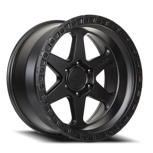 Lock Offroad Olympus 17x9 5x127 -12 Matte Black / Matte Black Ring