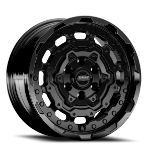 Torque Wheels TW547R Fortress 17x8 6x130 +38 Black