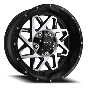HD Wheels Caliber 20x10 5x127 -25 Black
