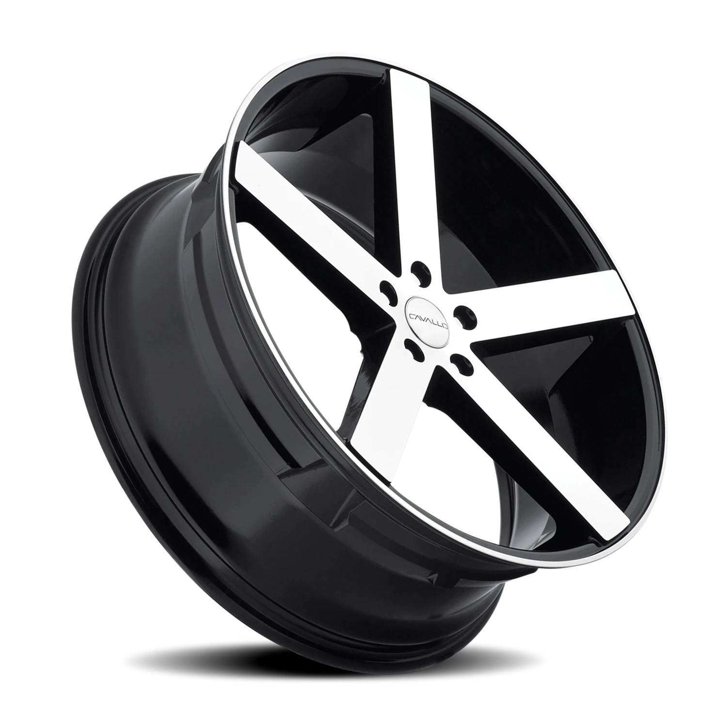 Cavallo CLV-5 20x8.5 5x120 +35 Black - Image 2