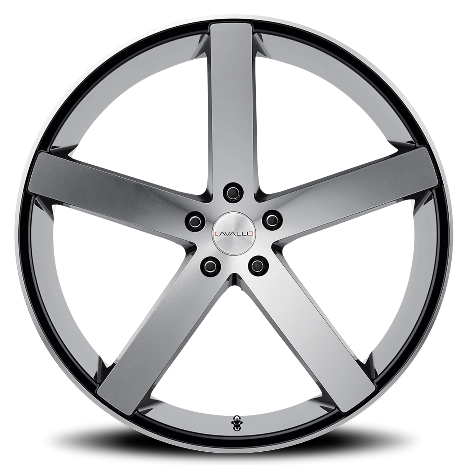 Cavallo CLV-5 20x8.5 5x120 +35 Black - Image 3
