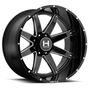 Hostile Alpha H109 GB-M 20x10 8x180 -19 Gloss Black / Milled