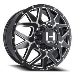 Hostile Diablo Dually H402 BC 20x8.25 8x165.1 +123 Blade Cut / Milled
