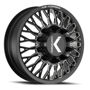 KG1 Forged Jacked-D KD049 22x8.25 10x285 +145 Black