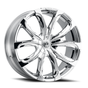 Luxxx Alloys 24 22x9 5x114.3 +33 Chrome