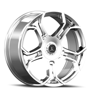 Luxxx Alloys 50 22x9 5x112 +35 Chrome