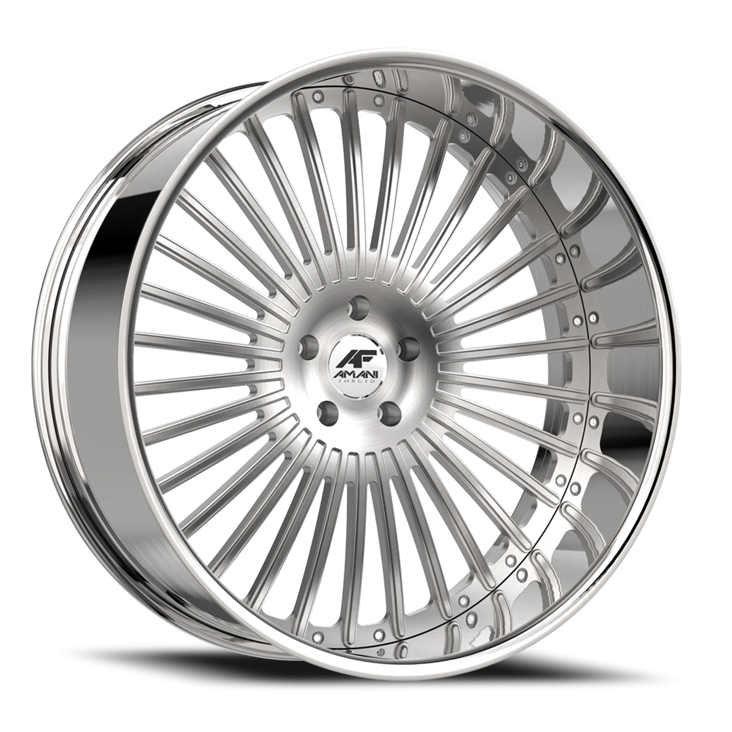 Amani Forged R.E.A.L. Original B 22x9 +32 5x112 Brushed Silver