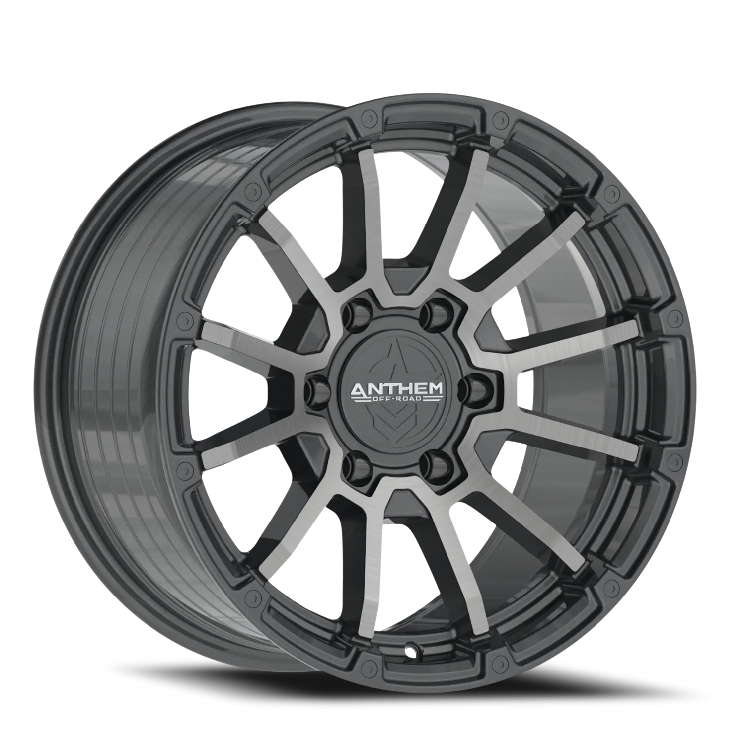 Anthem Off-Road Raider SG 20x9 +0 6x135 Satin Gunmetal / Machined Face