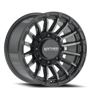 Anthem Off-Road Raider SG 17x9 +-12 8x165.1 Satin Gunmetal / Machined Face