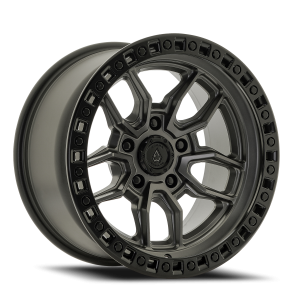 Arena Hustle A109 GBL 17x9 +-12 5x127 Satin Gunmetal / Satin Black Lip