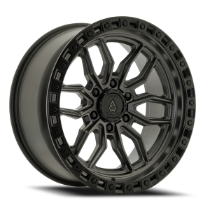 Arena Hustle A109 GBL 20x9 +0 6x139.7 Satin Gunmetal / Satin Black Lip