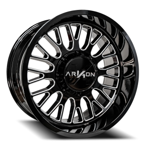 Arkon Off-Road Athos GBM 20x10 +-25 6x135 Gloss Black / Milled Edges