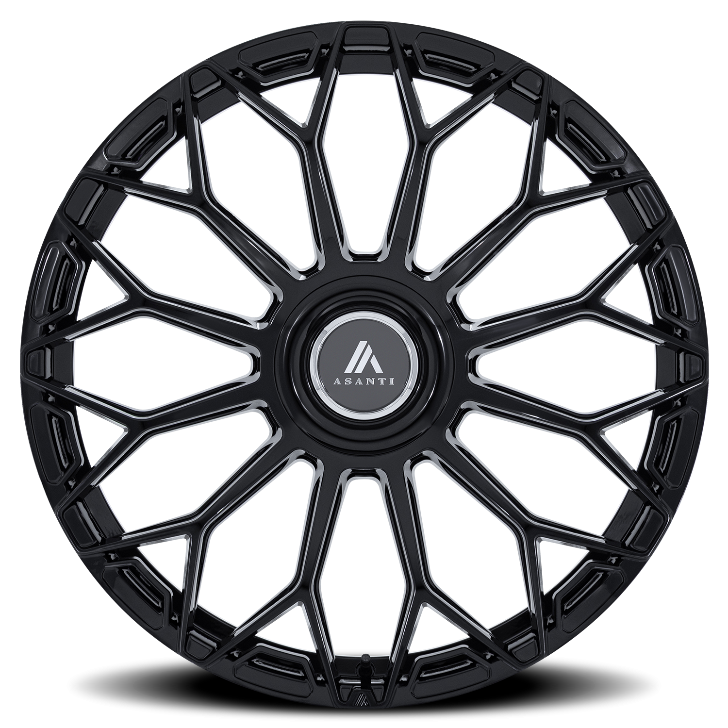 Asanti Black Label Envoy AB051BX 24x10 +20 6x139.7 Gloss Black - Image 3