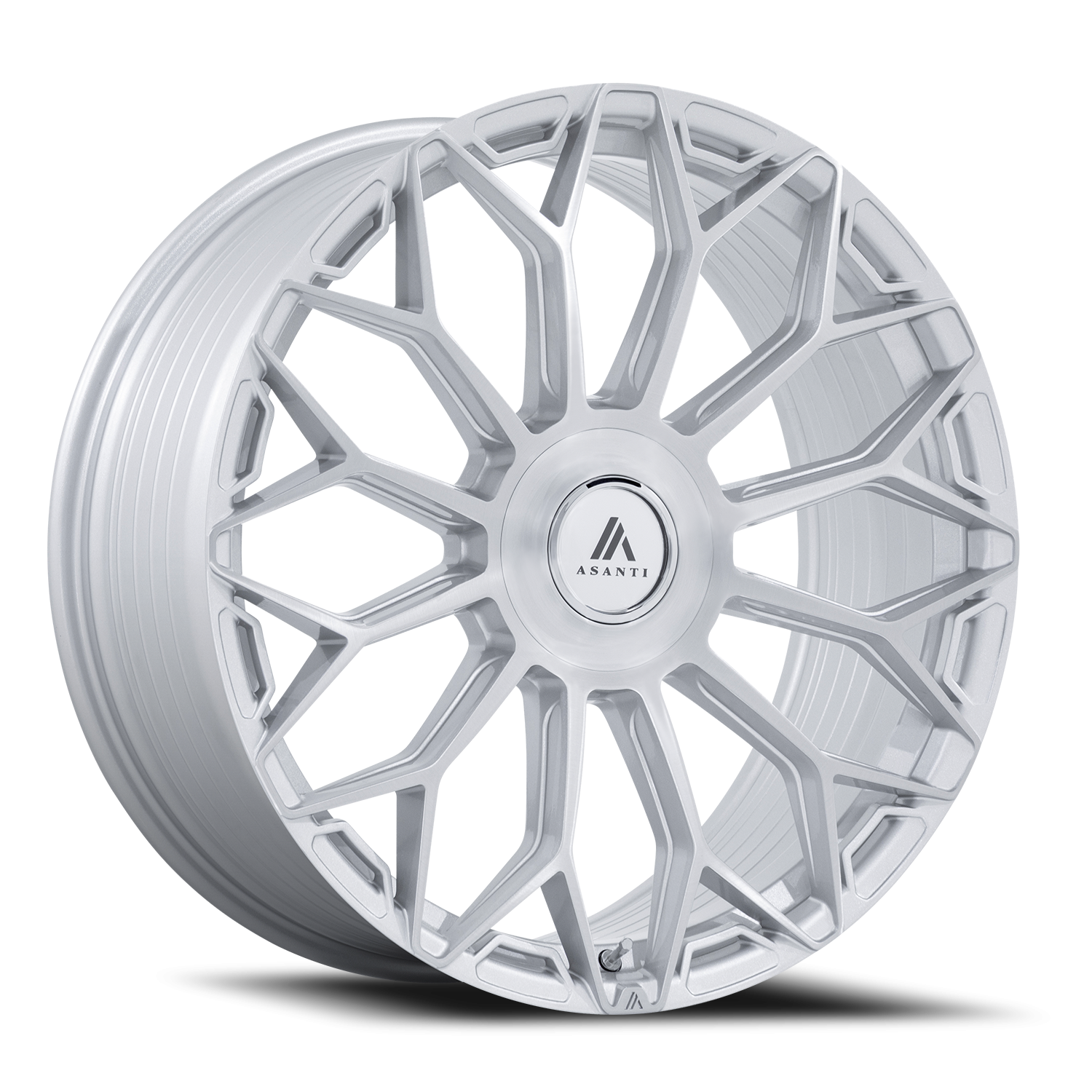 Asanti Black Label Envoy AB051SR 20x10.5 +38 5x112 Gloss Silver / Brushed Face