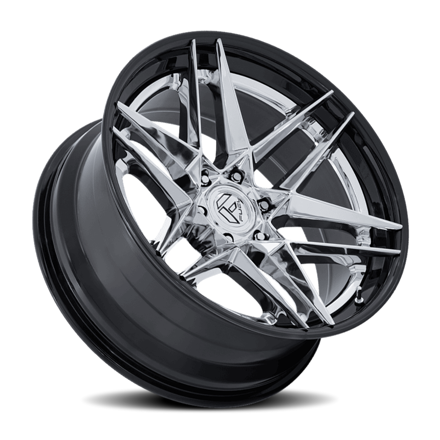 Fuel Flight 22x10 6x135 -18 Chrome - Image 2