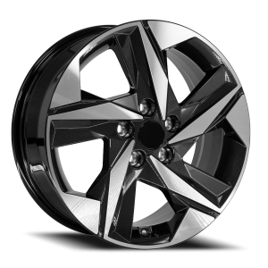 OE Wheels HY12 17x7 5x114.3 +49 Black