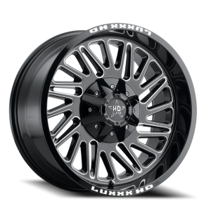 Luxxx HD LHD19 20x10 8x165 -18 Black