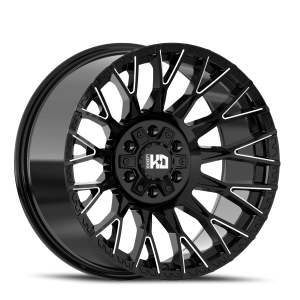 Luxxx HD LHD43 20x10 8x165 -19 Black