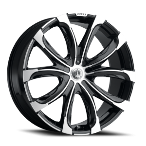 Luxxx Alloys 24 22x9 6x127 +31 Black