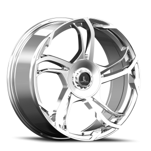 Luxxx Alloys 52 18x8.5 5x114.3 +35 Chrome