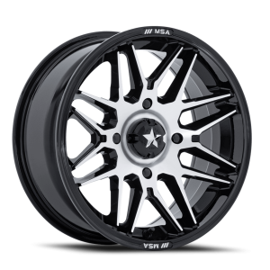MSA Radar UTV 16x7 5x114.3 +10 Black
