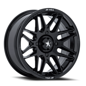 MSA Radar UTV 14x7 5x114.3 +10 Black