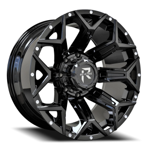 Revenge Offroad RV202 20x10 5x139.7 -19 Black