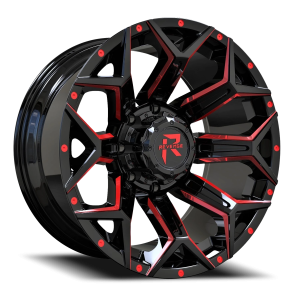 Revenge Offroad RV202 22x12 6x135 -44 Black