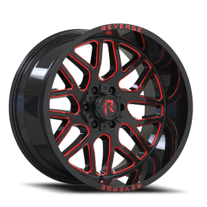Revenge Offroad RV206 20x9 8x165.1 0 Black