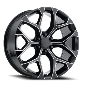Revenge OE Designs Snowflake 24x10 6x139.7 +24 Black