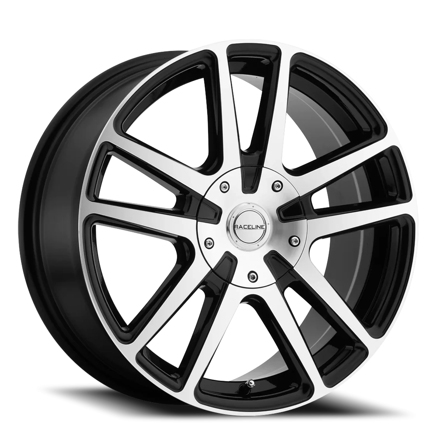 Raceline Encore 145M 15x7 +40 4x100 Black / Machined Face
