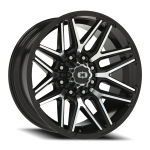 Vision 305 22x10 8x170 -19 Gloss Black / Machined Face