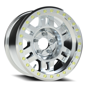 Vision 398 17x8.5 5x127 -15 Machined Machined / Machined Beadlock Ring