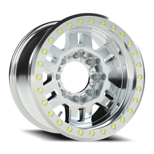 Vision 398 17x9.5 8x165.1 -32 Machined Machined / Machined Beadlock Ring