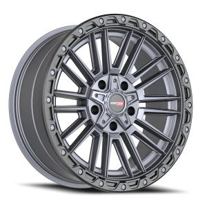 Vortek Offroad VRT-604 MTB 17x9 +-12 5x127 Matte Titanium / Black Bead Ring