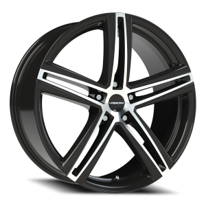 Vision 640 20x8.5 5x114.3 +40 Gloss Black / Machined Face