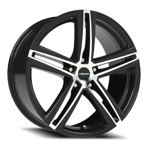 Vision 640 19x8.5 5x114.3 +40 Gloss Black / Machined Face
