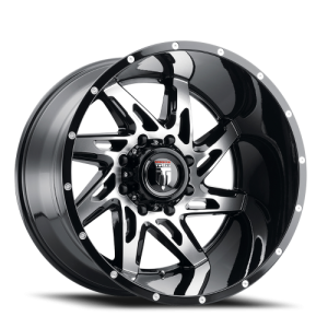 American Truxx Spyder AT183 22x14 8x180 -76 Black