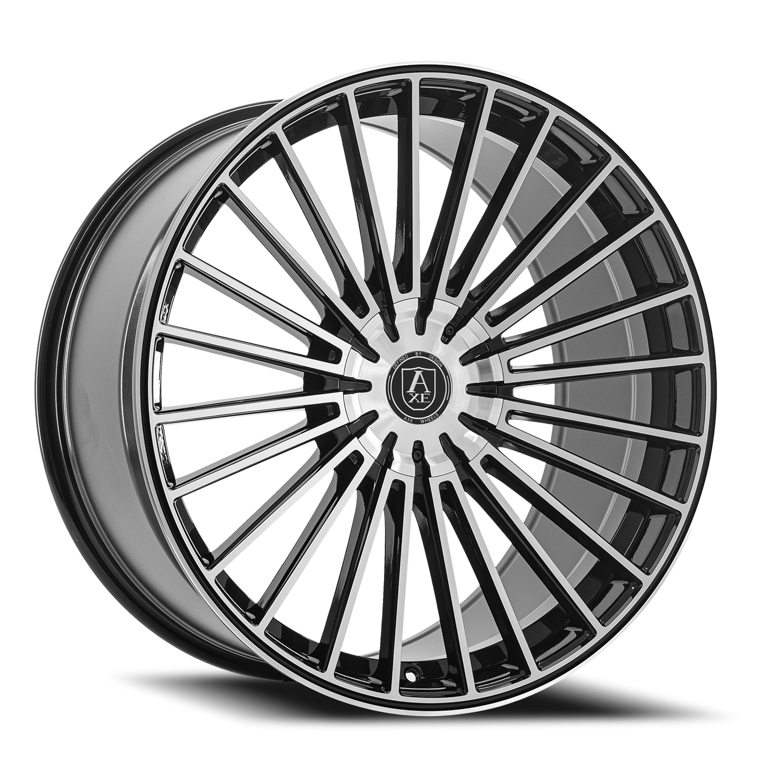 Axe EX50 22x10.5 5x115 +38 Black / Polished Face