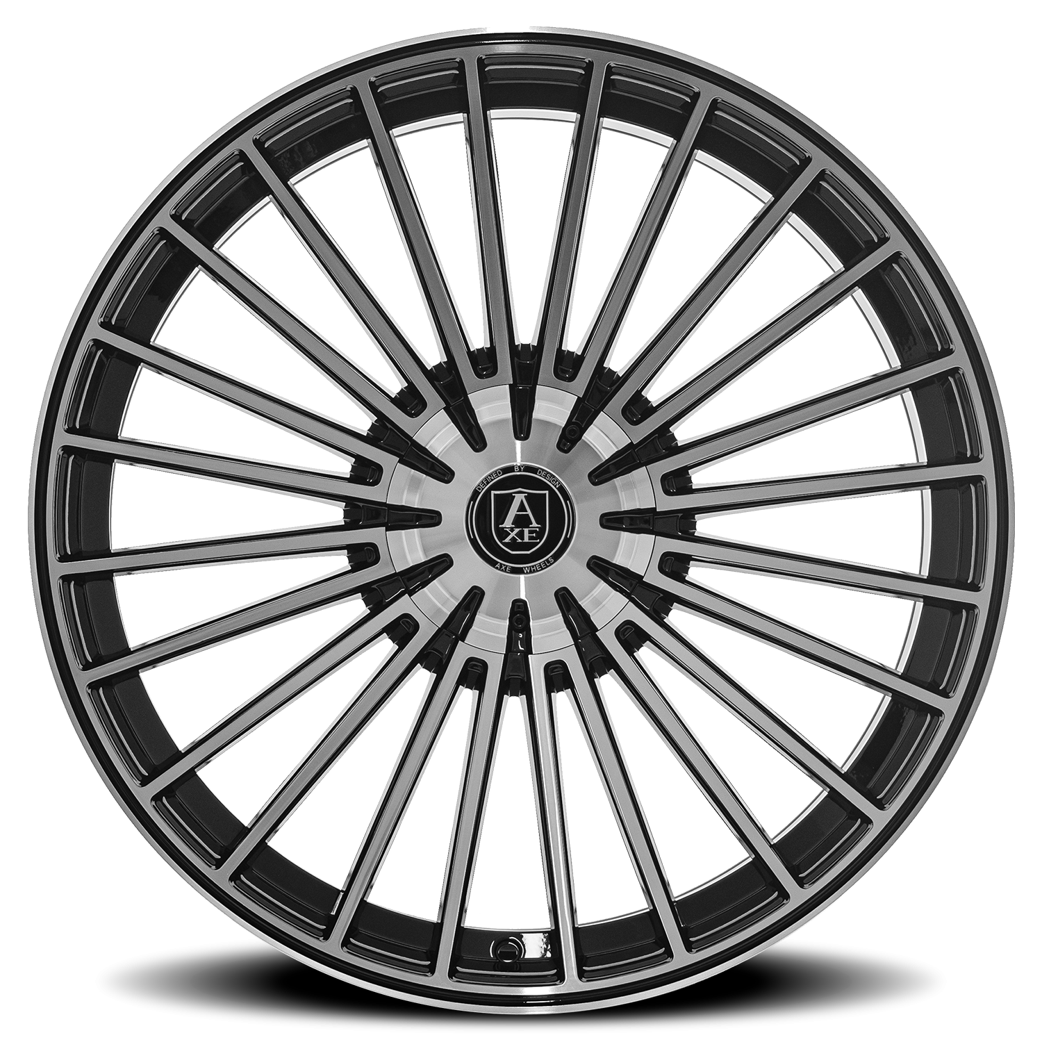Axe EX50 22x10.5 5x108 +40 Black / Polished Face - Image 2