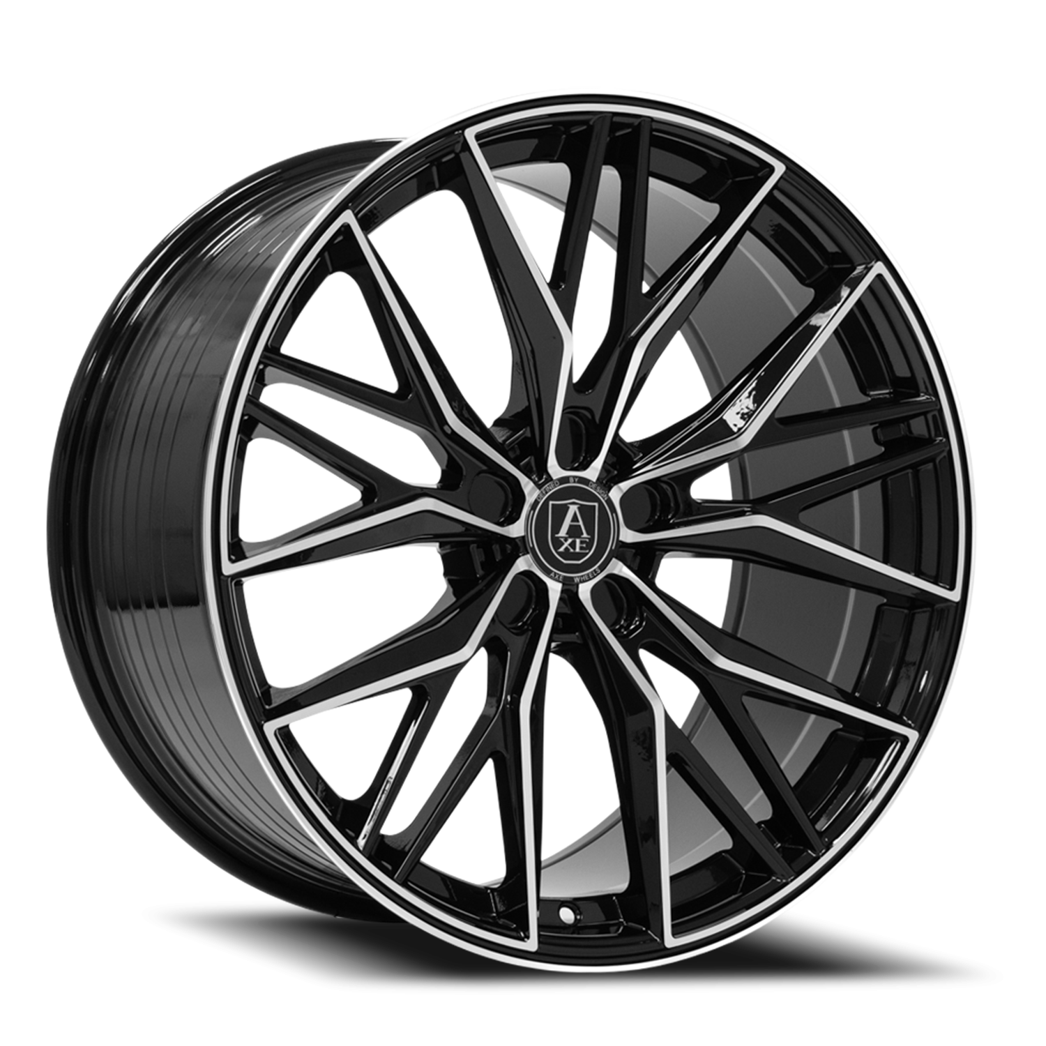 Axe EX55 20x8.5 5x120 +32 Black / Polished Face