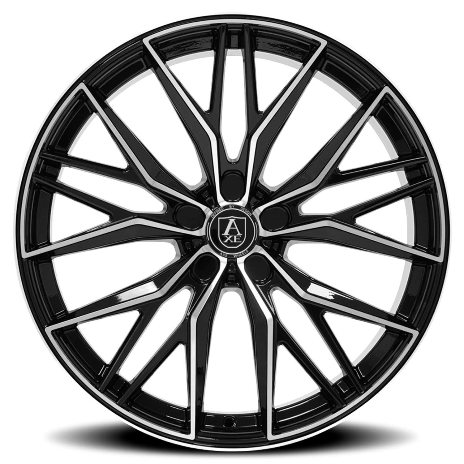 Axe EX55 20x8.5 5x115 +40 Black / Polished Face - Image 2
