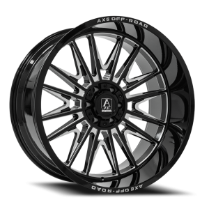 Axe Echo 20x10 5x127/5x139.7 -19 Gloss Black / Milled