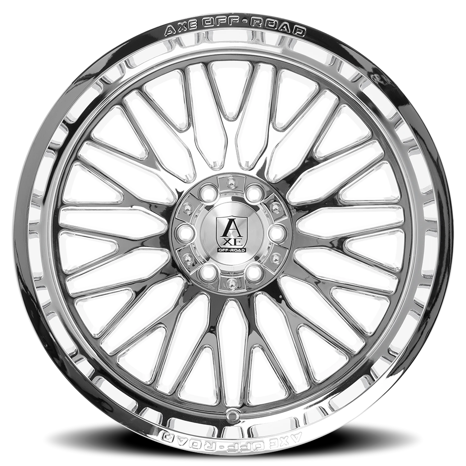 Axe Kratos 24x12 135/139.7 -44 Chrome - Image 3
