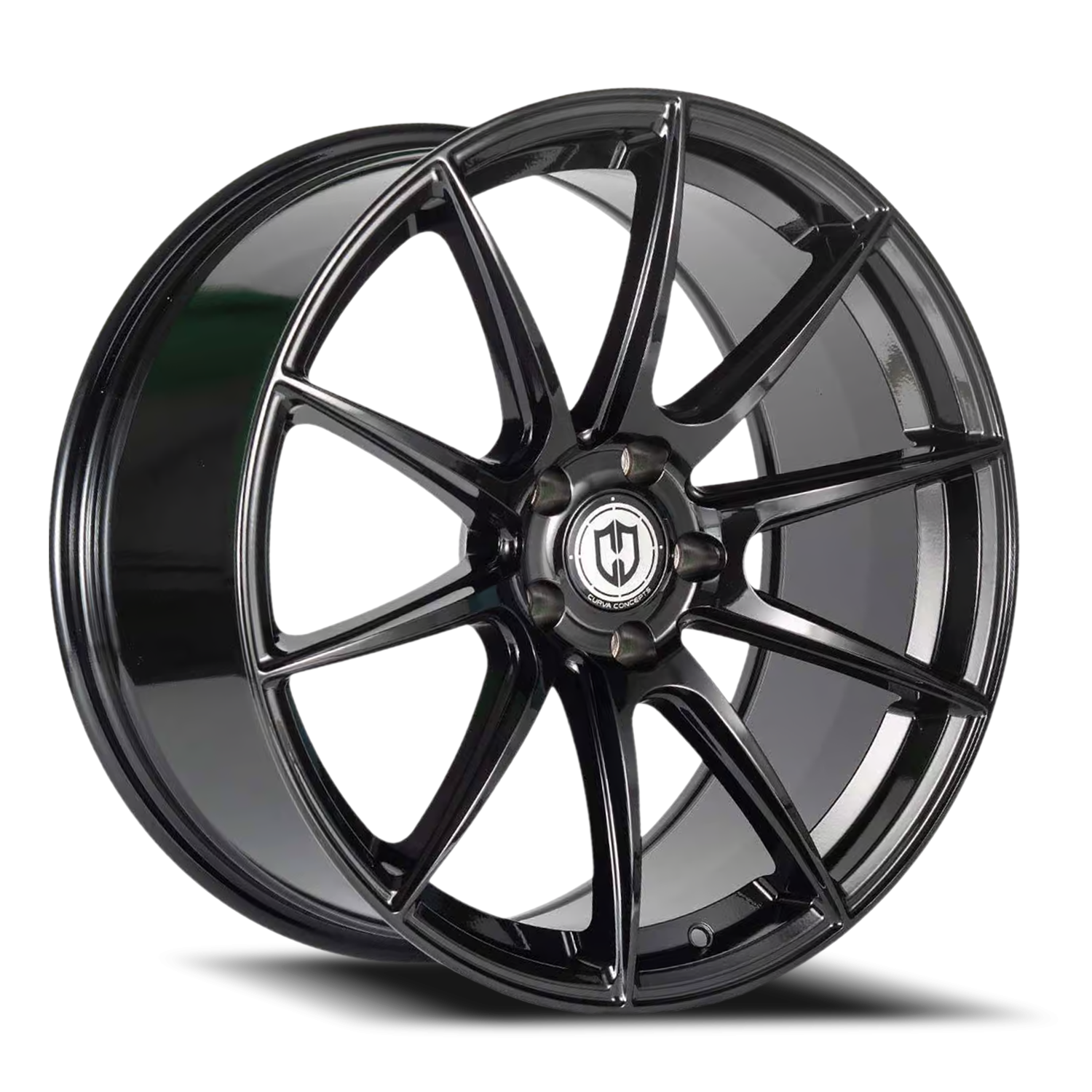 Curva Concepts CFF72 19x8.5 5x112 +35 Gloss Black