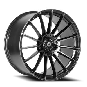 Curva Concepts CFF75 20x10 5x112 +35 Black / Machined Face-Dark Tint-Satin Lacquer